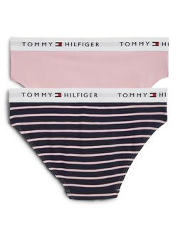 Tommy Hilfiger Kids' Bikini Briefs, Pack of 2, Multi - view 2, Multi