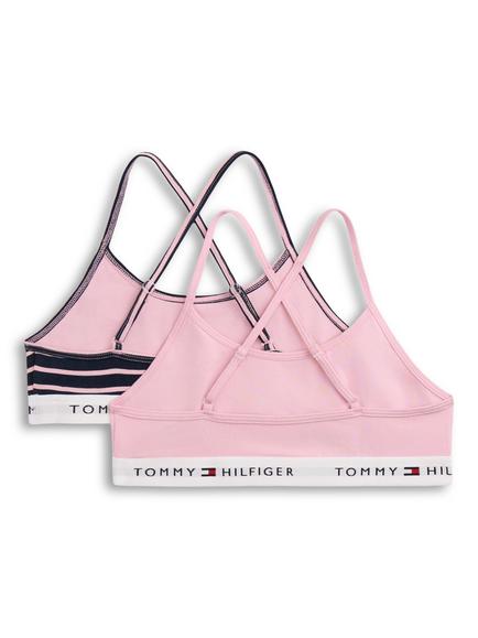Tommy Hilfiger Kids' Strappy Bralette, Pack of 2, Multi - view 2, Multi