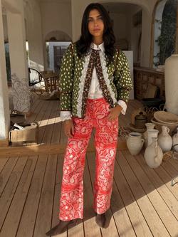 Never Fully Dressed Dallas Reversible Quilted Jacket containing LENZING™ ECOVERO™ Viscose, Multi, Multi