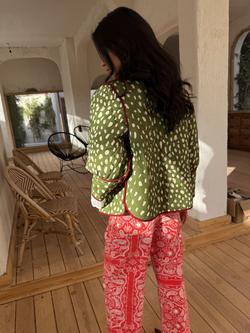 Never Fully Dressed Dallas Reversible Quilted Jacket containing LENZING™ ECOVERO™ Viscose, Multi - view 2, Multi