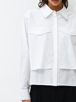 French Connection Cambria Milla Layered Shirt, White - view 2, White