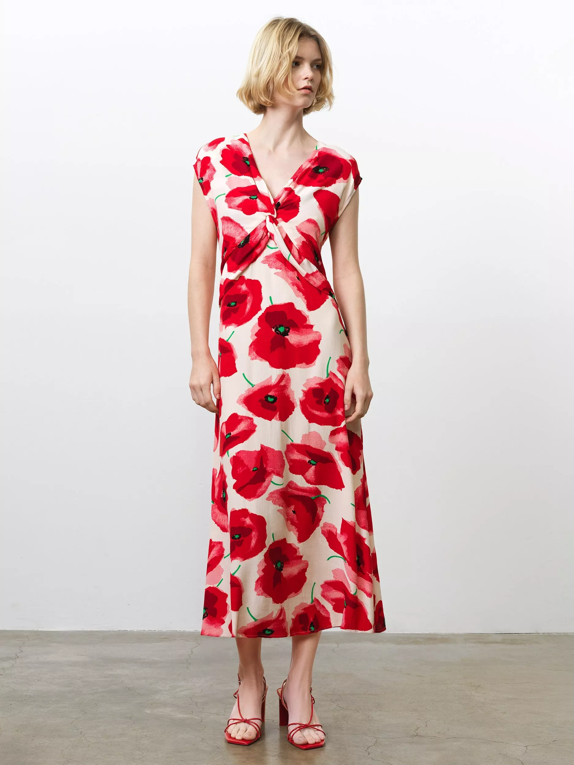 chinese dress ladies French Connection: Lizzy Dress, Red
