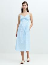 French Connection Ariette Flared Dress, White/Multi