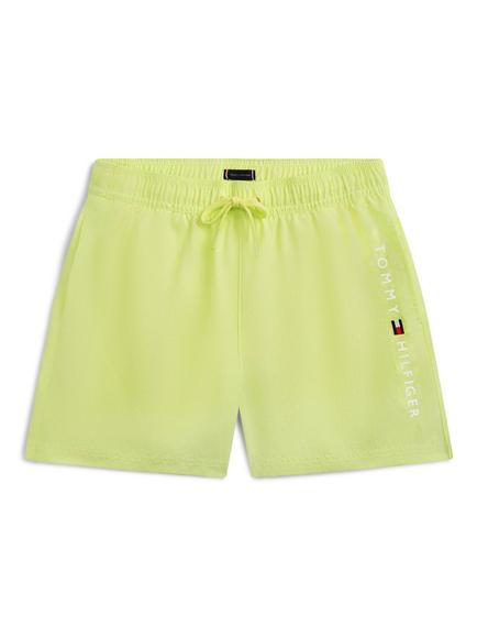 Tommy Hilfiger Kids' Drawstring Swim Shorts, Green Light
