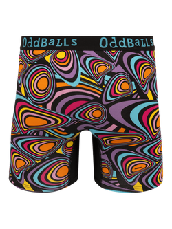 OddBalls UFO Bamboo Boxer Shorts, Multi - view 2, Multi