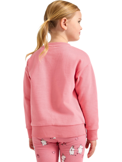 Lindex Kids' Moomin Sweatshirt, Pink - view 2, Pink