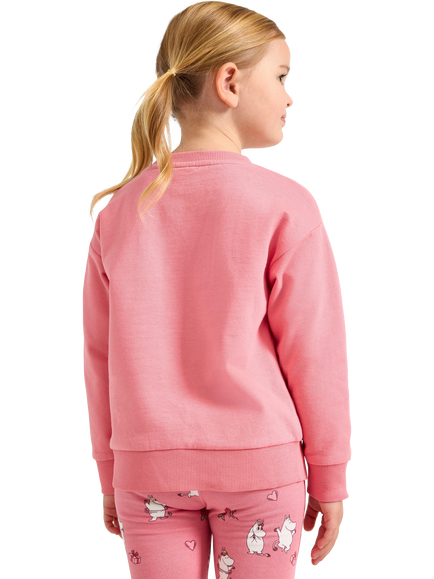 Lindex Kids' Moomin Sweatshirt, Pink - view 2, Pink