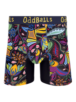 OddBalls Magic Garden Bamboo Boxer Shorts, Multi, Multi