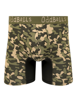 OddBalls Commando Bamboo Boxer Shorts, Multi, Multi
