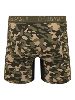 OddBalls Commando Bamboo Boxer Shorts, Multi - view 2, Multi