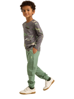 Lindex Kids' Joggers, Khaki, Khaki