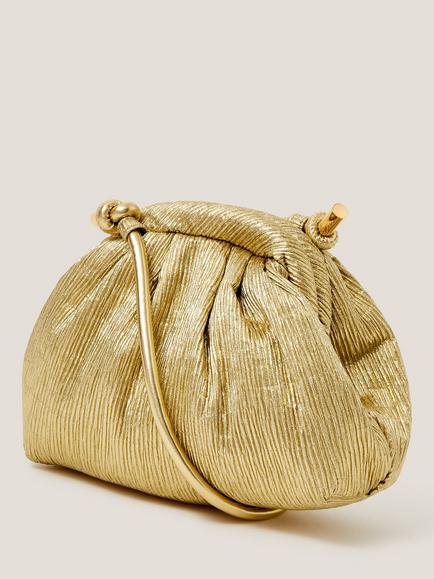 Monsoon Mia Mini Shoulder Bag, Gold - view 2, Gold