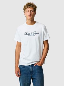 Rodd & Gunn Wendon Valley Australian Cotton Regular Fit Short Sleeve Logo T-Shirt, Snow