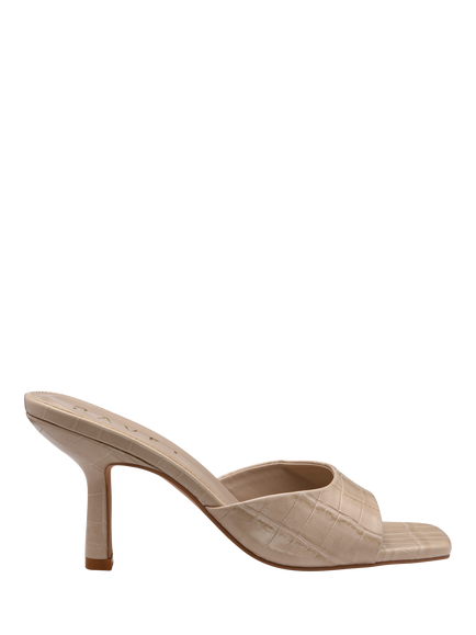 Ravel Birkshaw Stiletto Heel Mule Sandals, Beige