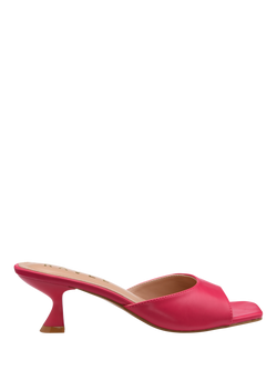 Ravel Blanch Flared Heel Mule Sandals, Pink