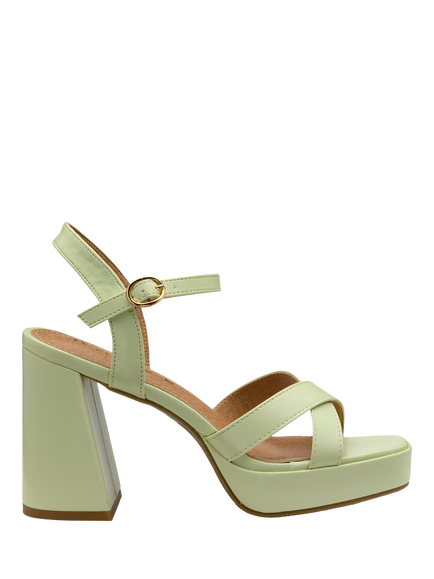 Ravel Farran Block Heel Sandals, Green