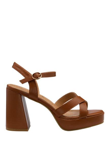 Ravel Farran Block Heel Sandals, Tan