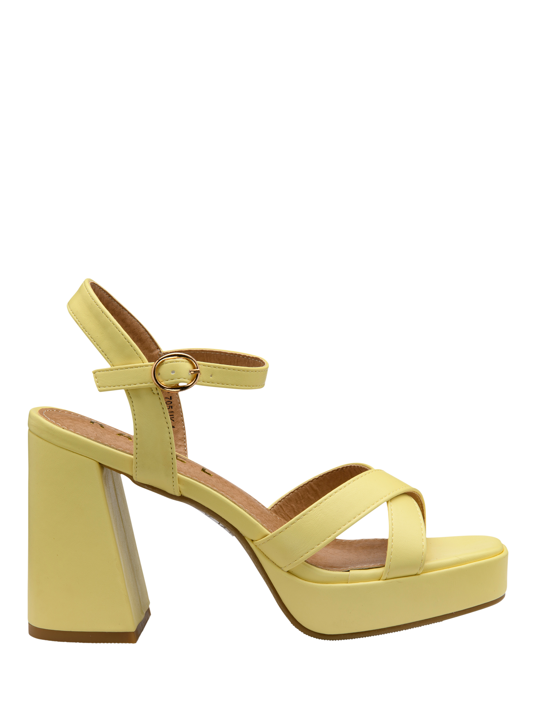 Ravel Farran Block Heel Sandals, Yellow