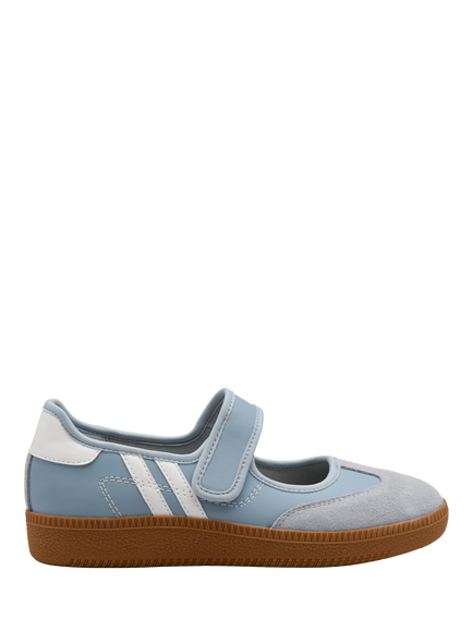 Ravel Ferren Leather Mary Jane Trainers, Blue, Blue