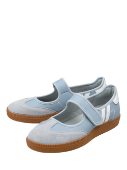 Ravel Ferren Leather Mary Jane Trainers, Blue - view 2, Blue