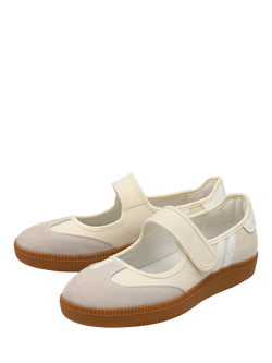 Ravel Ferren Leather Mary Jane Trainers, Blue - view 2, Off White