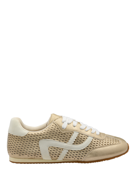 Ravel Lemmel Lace Up Trainers, Gold, Gold