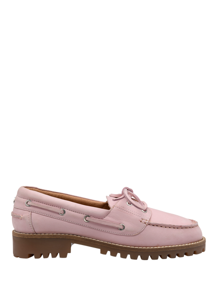 Ravel Norham Leather Loafers, Pink