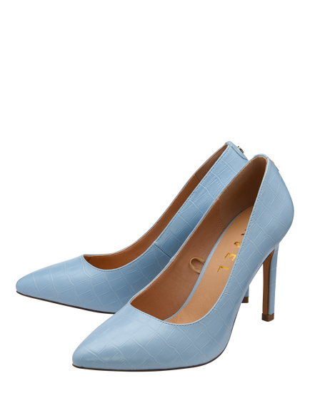 Ravel Edson Stiletto Heel Court Shoes - view 2, Blue
