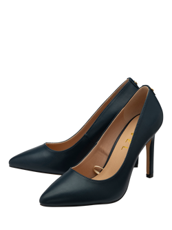 Ravel Edson Stiletto Heel Court Shoes, Navy - view 2, Navy