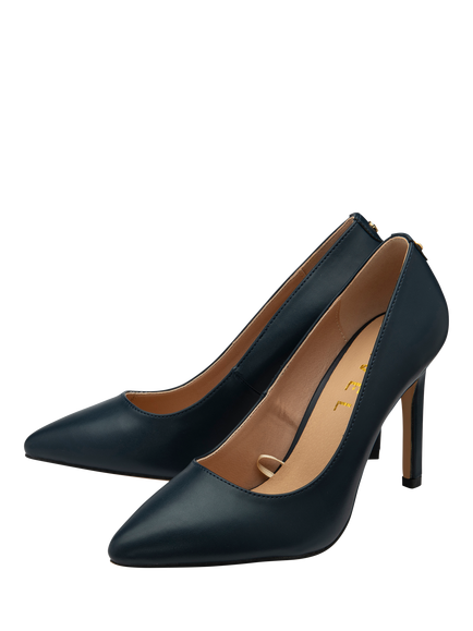 Ravel Edson Stiletto Heel Court Shoes, Navy - view 2, Navy