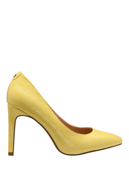 Ravel Edson Stiletto Heel Court Shoes, Yellow