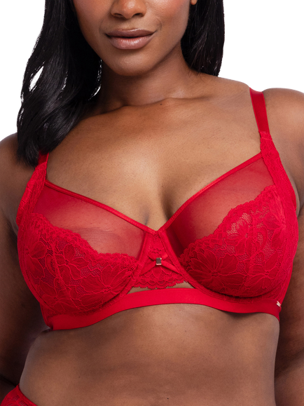 Dorina Jemma Full Cup Bra, Red, Red