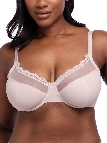 Dorina Jana Full Coverage Bra, Pack of 2, Pink/Black, Pink/Black