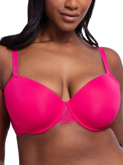 Dorina Willa Padded Demi Bra, Pink, Pink