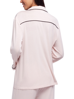 Dorina Charli Pyjama Top, Pink/Black - view 2, Pink/Black