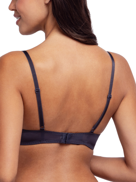 Dorina Madison Padded Plunge Bra, Grey - view 2, Grey