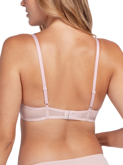 Dorina Jana Padded Demi Bra, Pink - view 2, Pink