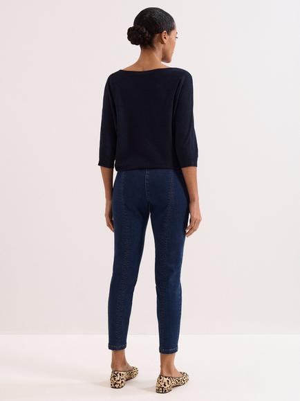 Phase Eight Immie Skinny Jeans, Indigo - view 2, Indigo