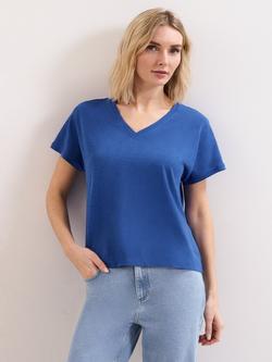 Phase Eight Saphiya T-Shirt, Cobalt