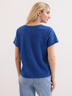 Phase Eight Saphiya T-Shirt - view 2, Cobalt