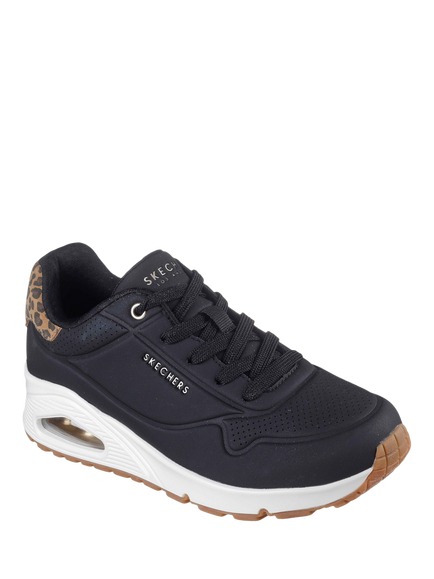 Skechers Street UNO Jungle Nite Trainers - view 2, Black