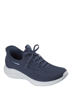 Skechers Hands Free Slip-ins: Ultra Flex 4.0 Trainers - view 2, Navy