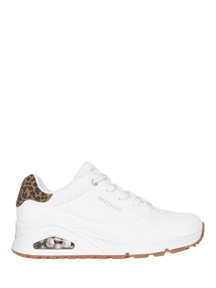 Skechers Street UNO Jungle Nite Trainers, White