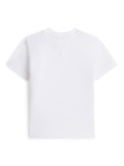 Tommy Hilfiger Baby Cotton Rich Short Sleeve Logo T-Shirt, White - view 2, White