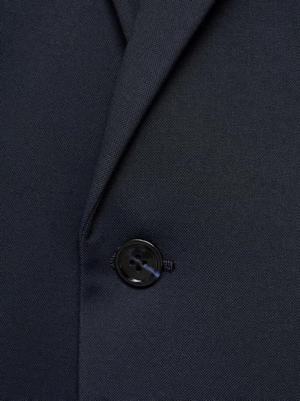Mango Slim Fit Single Breasted Blazer, Navy - view 2, Navy