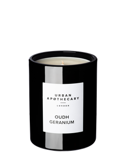 Urban Apothecary Oudh Geranium Scented Candle, 300g, Multi