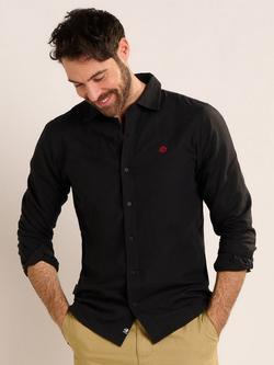 Brakeburn Templefinn Long Sleeve Shirt, Black, Black