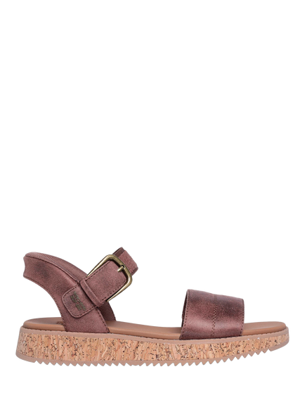 Skechers Bobs Sun Vibe Be Corky Sandals, Chocolate