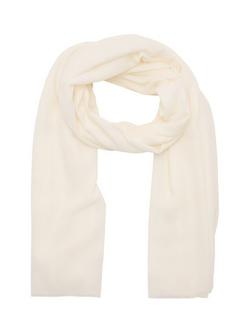 Mango Draped Frayed Trim Scarf - view 2, Raw