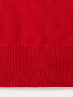 Mango Polo Knit T-Shirt, Black - view 2, Red